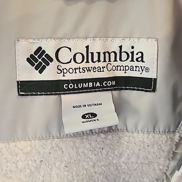 Women's Colombia Red White Ski‎ Jacket Coat Size XL Interior Pockets EUC - Picture 8 of 13